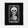 The Cat Tarot Skull-None-Fleece-Blanket-Eoli Studio