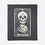 The Cat Tarot Skull-None-Fleece-Blanket-Eoli Studio