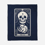 The Cat Tarot Skull-None-Fleece-Blanket-Eoli Studio