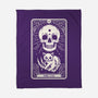The Cat Tarot Skull-None-Fleece-Blanket-Eoli Studio