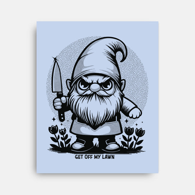 Get Off My Lawn-None-Stretched-Canvas-Eoli Studio