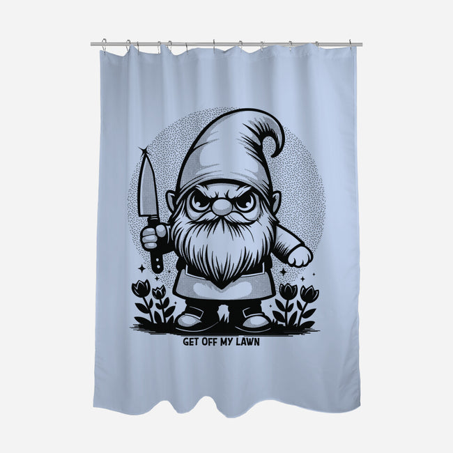 Get Off My Lawn-None-Polyester-Shower Curtain-Eoli Studio