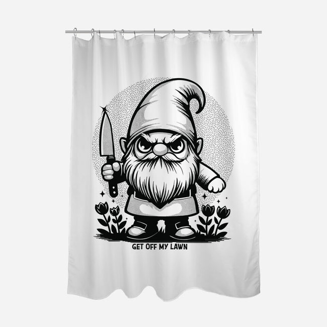 Get Off My Lawn-None-Polyester-Shower Curtain-Eoli Studio