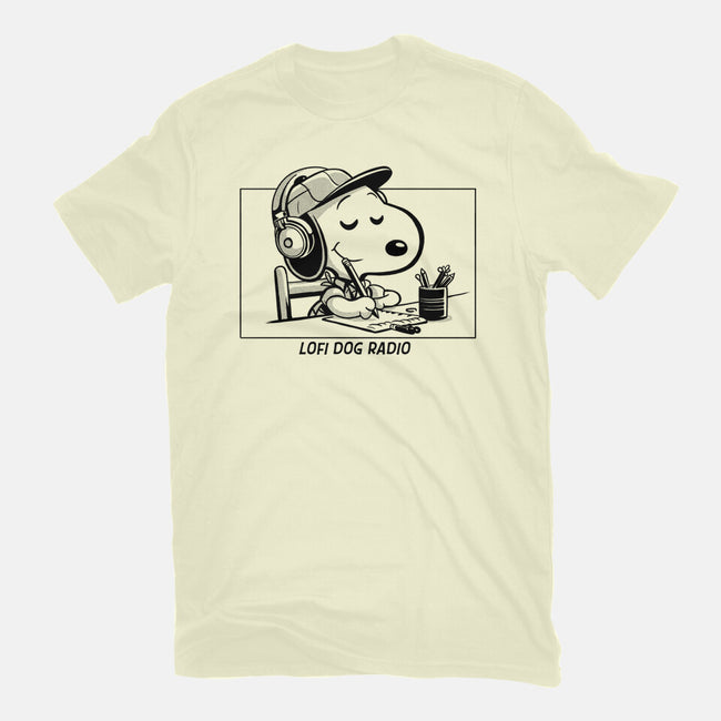 Lofi Dog Radio-Mens-Basic-Tee-Eoli Studio