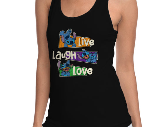 Live Laugh And Love Stitch