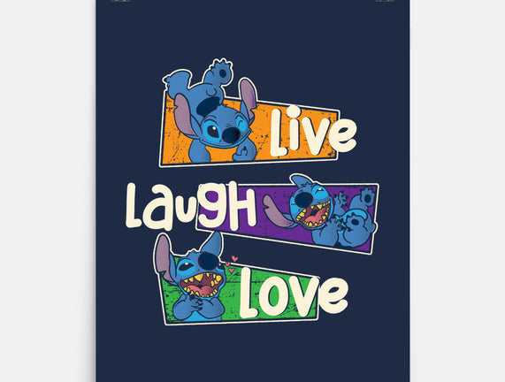 Live Laugh And Love Stitch