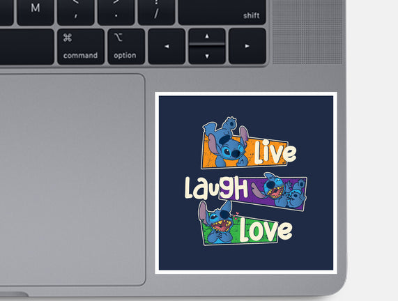 Live Laugh And Love Stitch