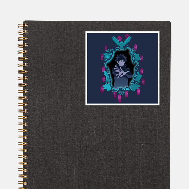 Fushiguro Shikigami-None-Glossy-Sticker-Afire