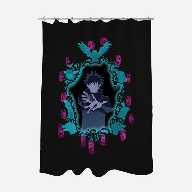 Fushiguro Shikigami-None-Polyester-Shower Curtain-Afire