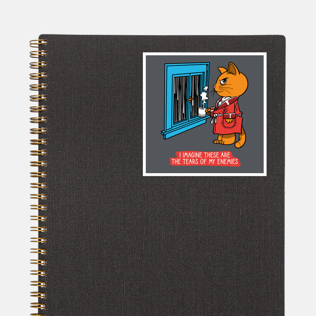 Thoughts On A Rainy Day-None-Glossy-Sticker-imisko