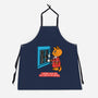 Thoughts On A Rainy Day-Unisex-Kitchen-Apron-imisko
