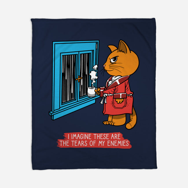 Thoughts On A Rainy Day-None-Fleece-Blanket-imisko