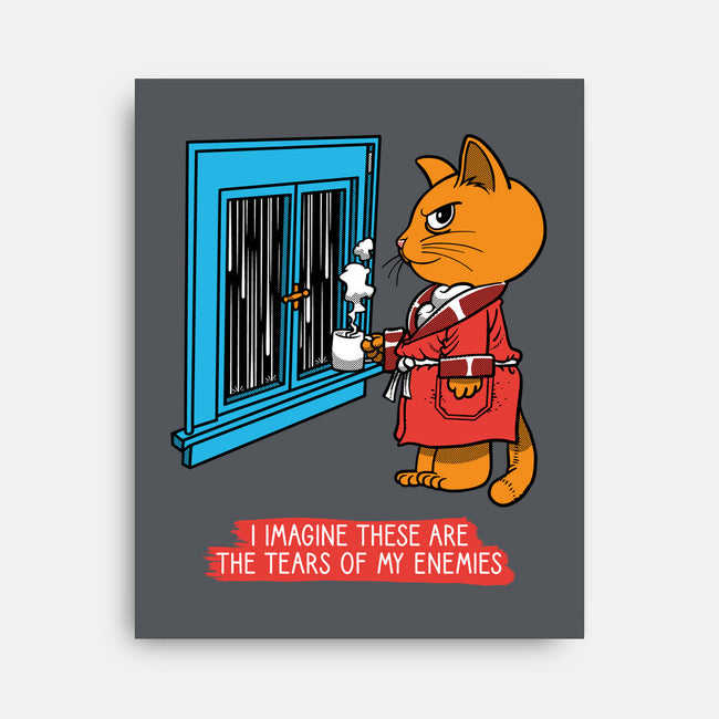 Thoughts On A Rainy Day-None-Stretched-Canvas-imisko