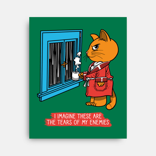 Thoughts On A Rainy Day-None-Stretched-Canvas-imisko