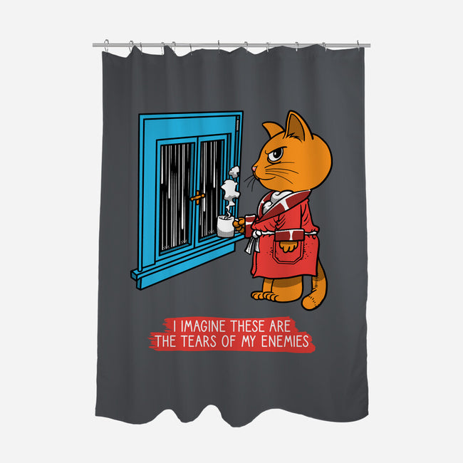 Thoughts On A Rainy Day-None-Polyester-Shower Curtain-imisko