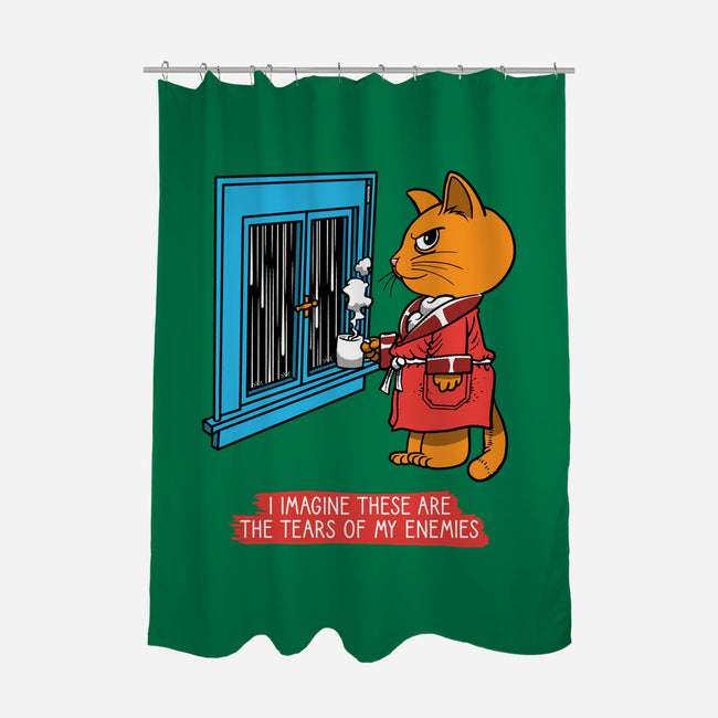 Thoughts On A Rainy Day-None-Polyester-Shower Curtain-imisko