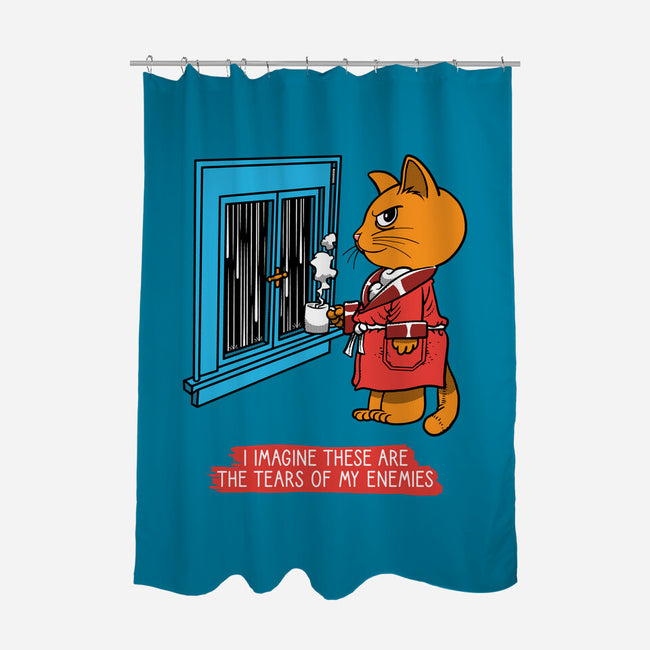 Thoughts On A Rainy Day-None-Polyester-Shower Curtain-imisko