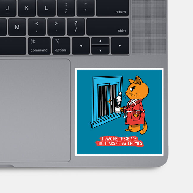 Thoughts On A Rainy Day-None-Glossy-Sticker-imisko