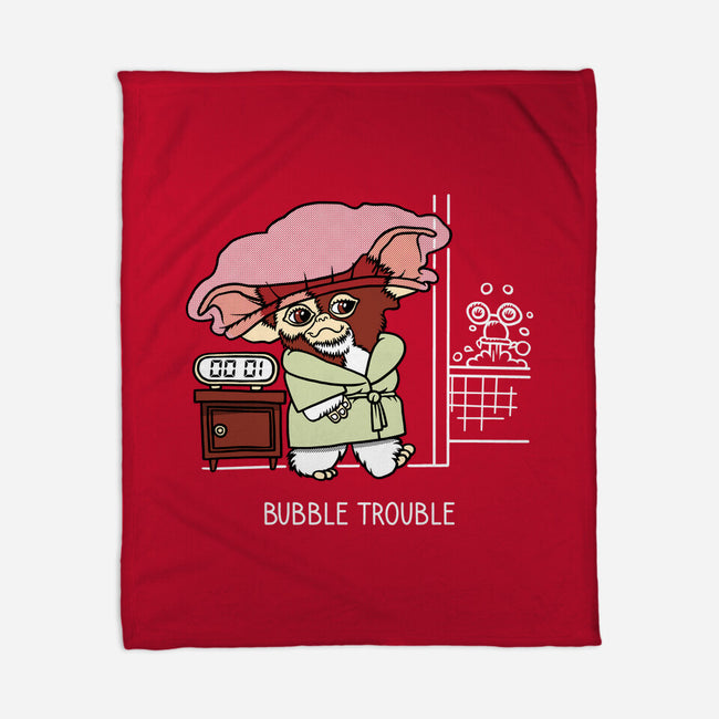Bubble Trouble-None-Fleece-Blanket-imisko