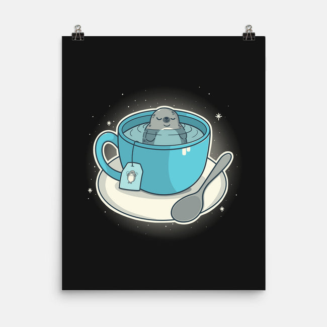 Seal Tea-None-Matte-Poster-Freecheese
