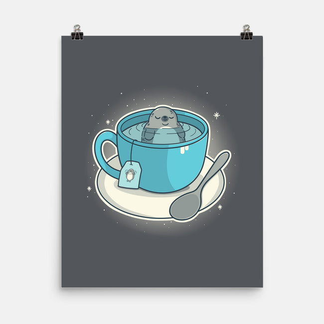 Seal Tea-None-Matte-Poster-Freecheese