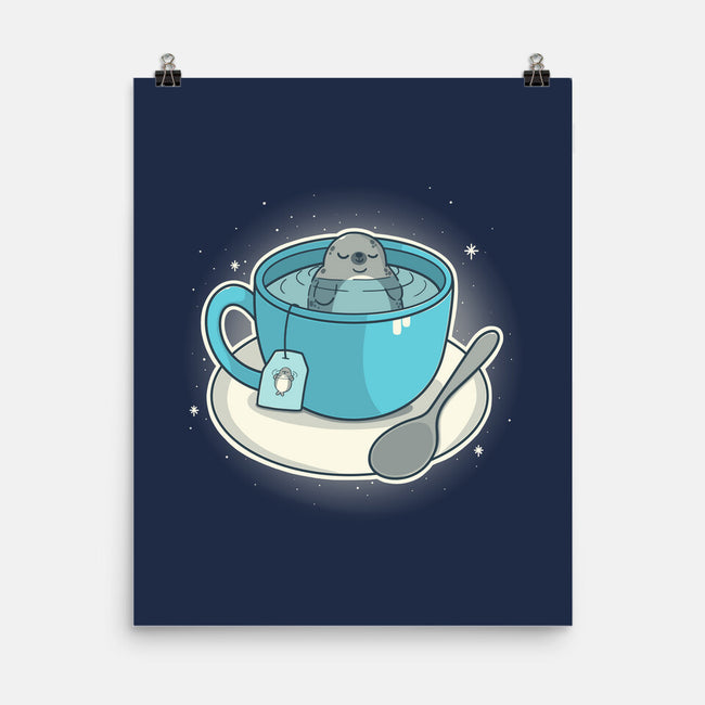 Seal Tea-None-Matte-Poster-Freecheese