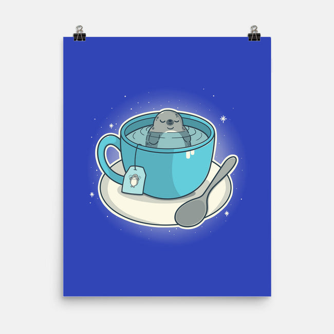 Seal Tea-None-Matte-Poster-Freecheese