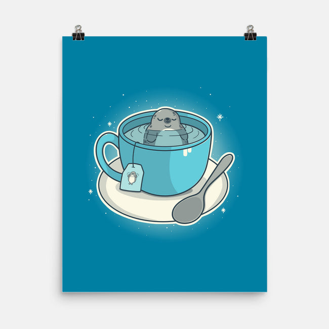 Seal Tea-None-Matte-Poster-Freecheese