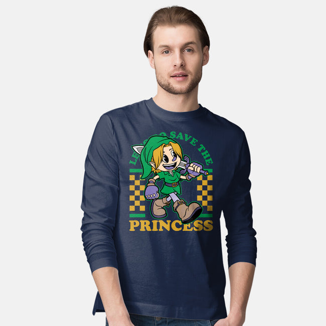 Game Mascot Fantasy Elf-Mens-Long Sleeved-Tee-Studio Mootant