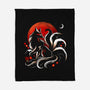 Kitsune Yokai-None-Fleece-Blanket-Vallina84