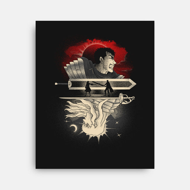 The Black Swordsman-None-Stretched-Canvas-grevalra