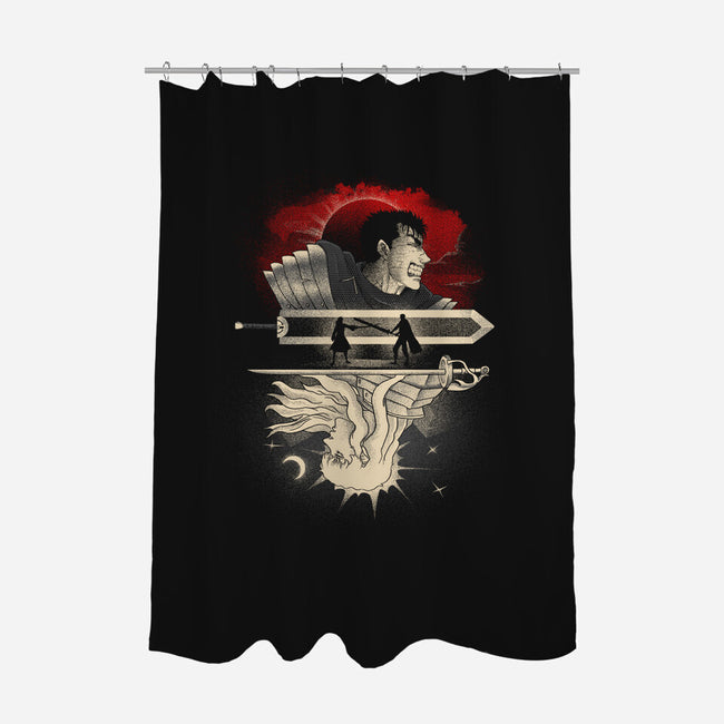 The Black Swordsman-None-Polyester-Shower Curtain-grevalra