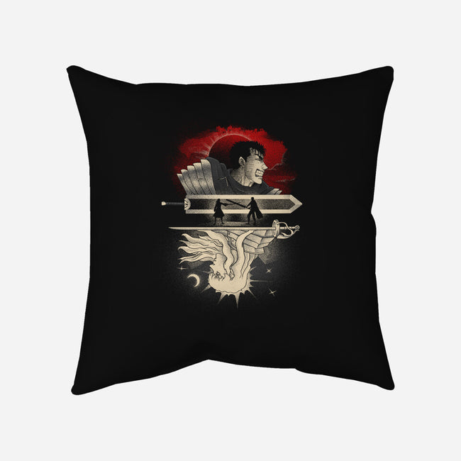 The Black Swordsman-None-Removable Cover w Insert-Throw Pillow-grevalra
