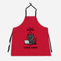 I Just Work Here-Unisex-Kitchen-Apron-fanfabio