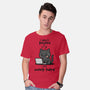 I Just Work Here-Mens-Basic-Tee-fanfabio
