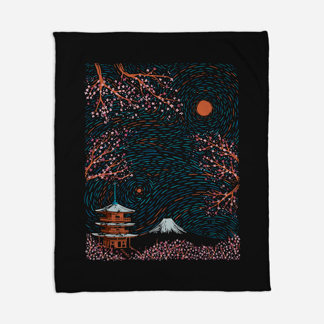 A Day In Japan-None-Fleece-Blanket-sebasebi