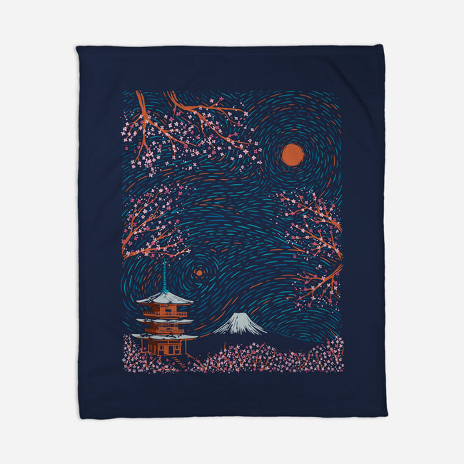 A Day In Japan-None-Fleece-Blanket-sebasebi