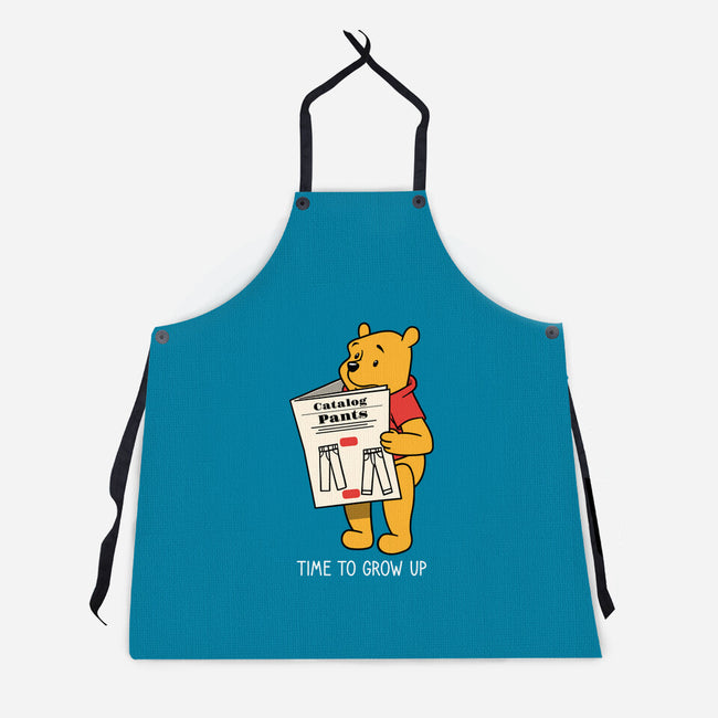 Time To Grow Up-Unisex-Kitchen-Apron-imisko