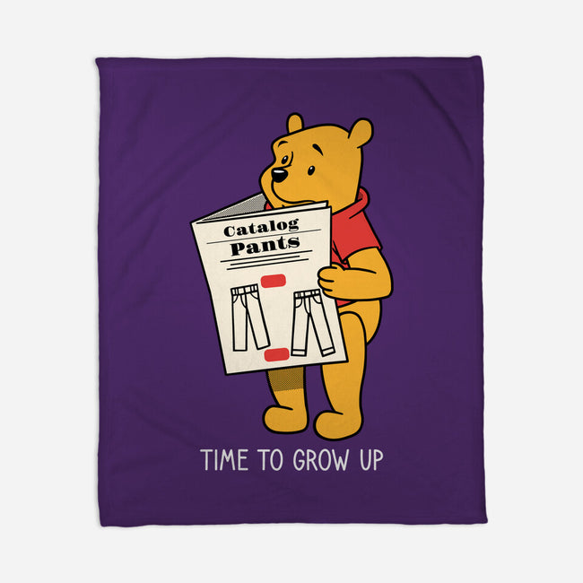Time To Grow Up-None-Fleece-Blanket-imisko