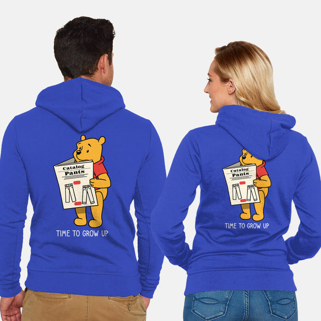 Time To Grow Up-Unisex-Zip-Up-Sweatshirt-imisko