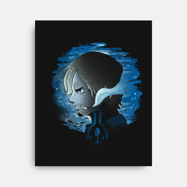 Strawhat Cook-None-Stretched-Canvas-grevalra