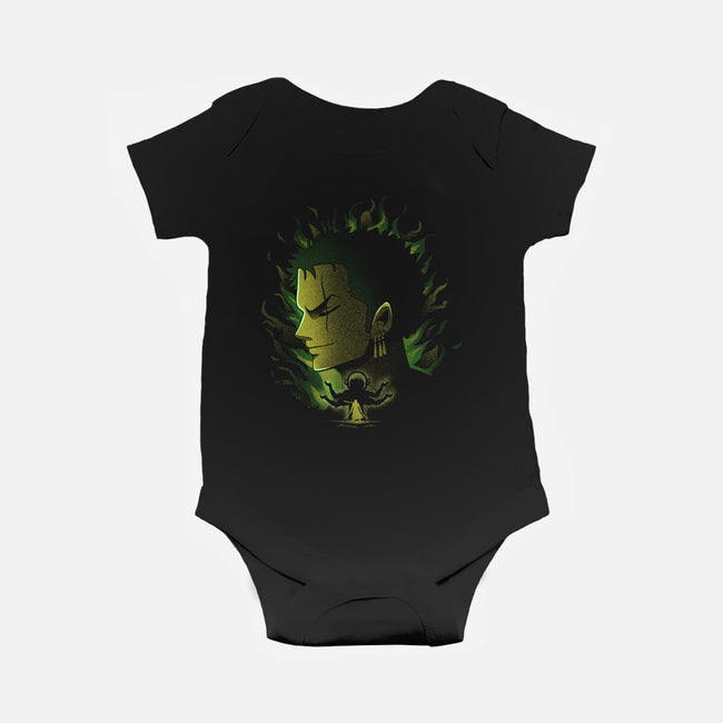 Strawhat Swordsman-Baby-Basic-Onesie-grevalra