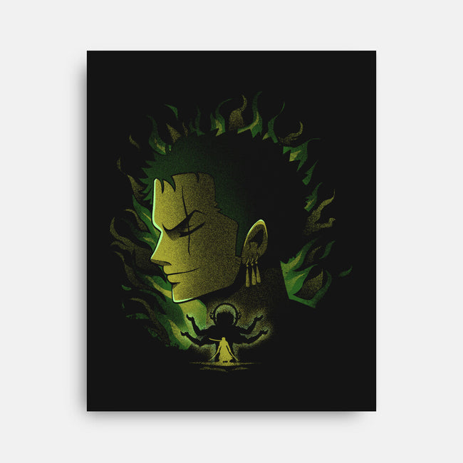 Strawhat Swordsman-None-Stretched-Canvas-grevalra