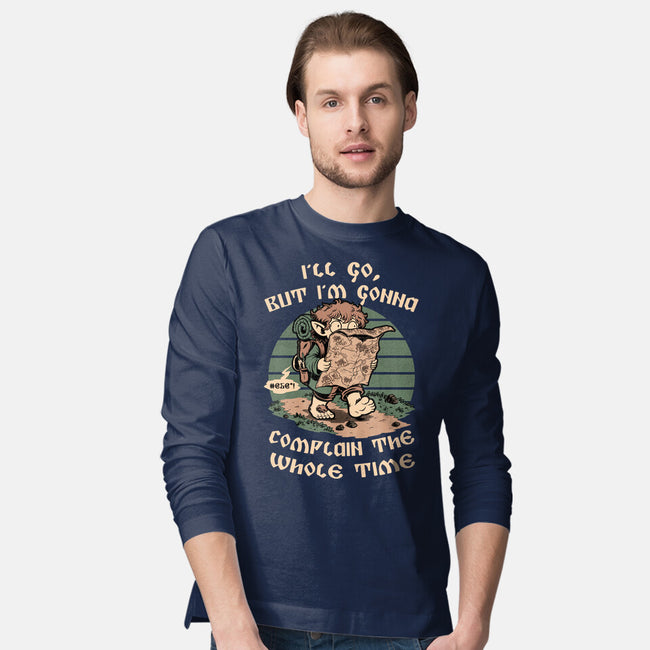 Medieval Character Hates Adventure-Mens-Long Sleeved-Tee-Studio Mootant