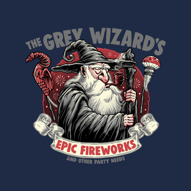 Grey Wizard Fireworks-Mens-Basic-Tee-momma_gorilla