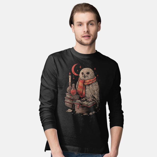 Mystic Owl-Mens-Long Sleeved-Tee-eduely