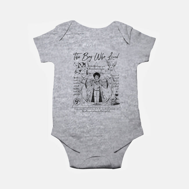 Vitruvian Wizard-Baby-Basic-Onesie-Arigatees