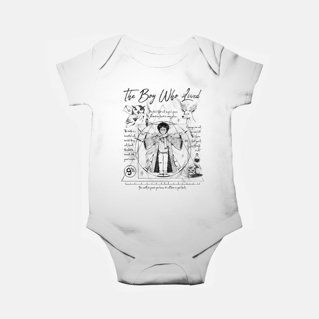 Vitruvian Wizard-Baby-Basic-Onesie-Arigatees