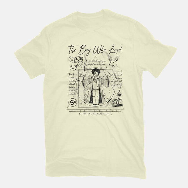 Vitruvian Wizard-Mens-Basic-Tee-Arigatees