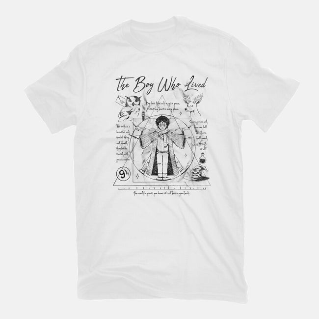 Vitruvian Wizard-Mens-Basic-Tee-Arigatees